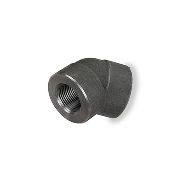 Carbon Steel Threaded 45 Deg Elbow