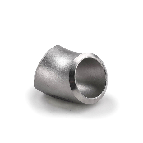 Stainless Steel 45 Deg Industrial Welded Elbow