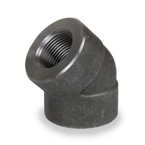 Carbon Steel Threaded 45 Deg Elbow