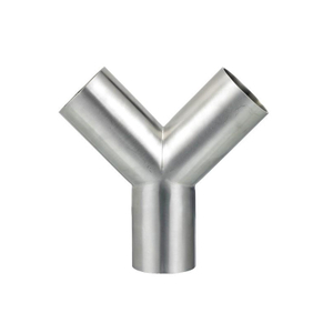 Three-way Y Type Stainless Steel Tee 