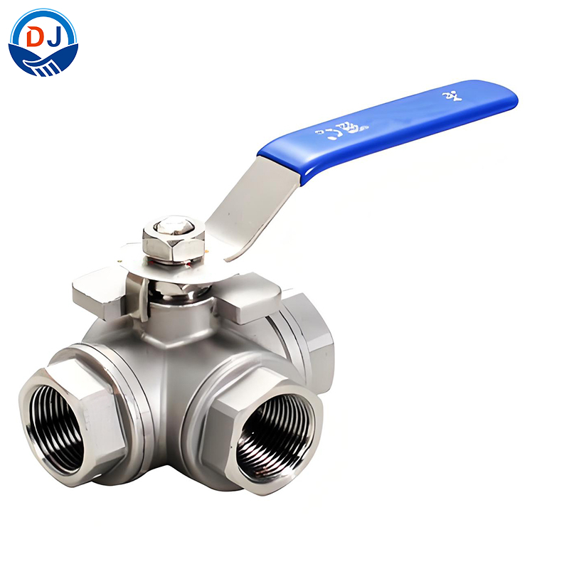 3-way Threaded Ball Valve