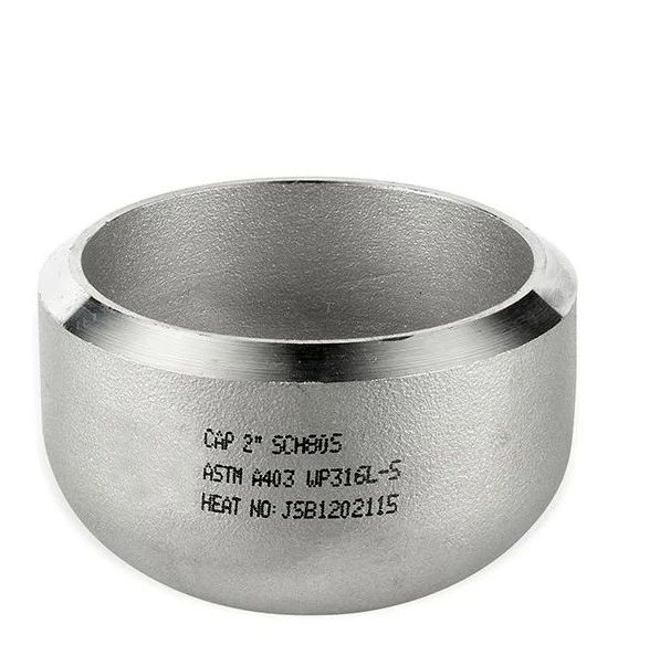 Stainless steel pipe end cap